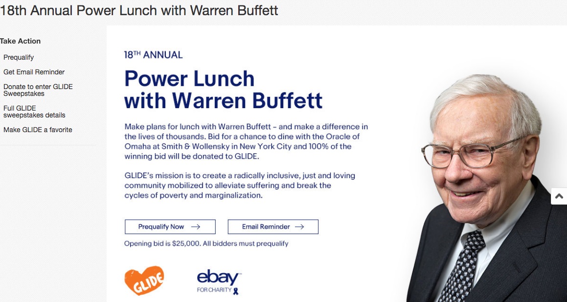 巴菲特午餐競拍又要開始了，17萬人民幣起拍，你愿意出多少？｜美通社頭條