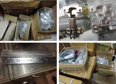 現場繳獲大量假冒海福樂產品